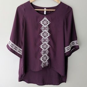 Bohemian Embroidered Top